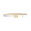 PATENT LEATHER BELT WITH DG LOGO