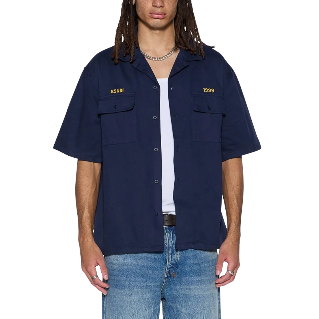 MEKANIK BOILER SS SHIRT INK BLUE