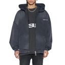 ACE EKCESS ZIP THRU HOODIE BLACK FADE