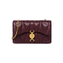 BURGUNDY KLEO QUILTED MINI BAG