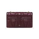 BURGUNDY KLEO QUILTED MINI BAG