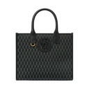 BLACK V ALLOVER LA MEDUSA SMALL TOTE