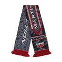 REVERSIBLE SCARF GREY-RED-UNI