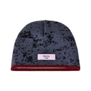 REVERSIBLE BEANIE GRAY/RED