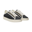 V ALLOVER GRECA SNEAKERS BLACK