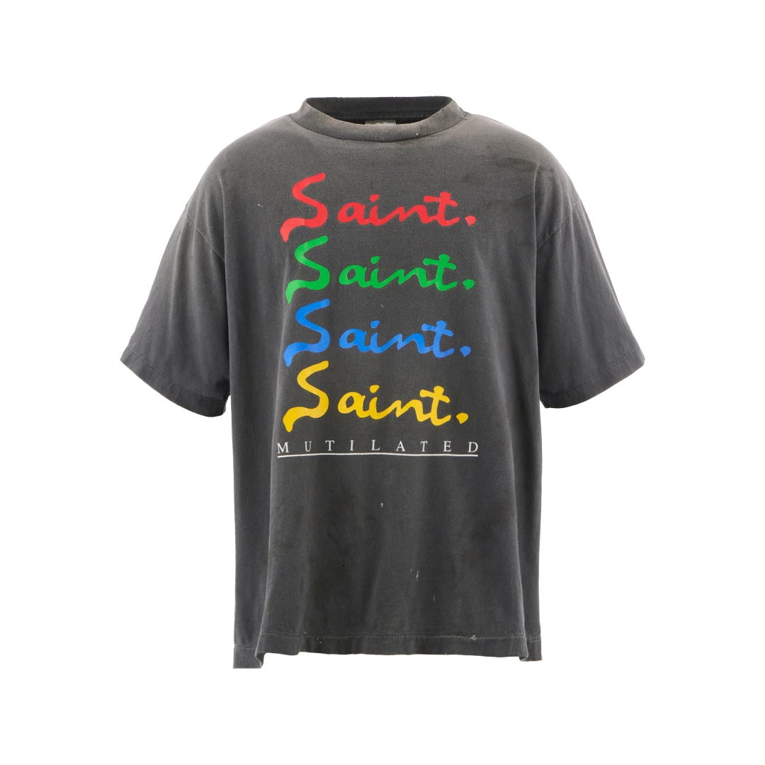 MUTILATED T-SHIRT GRAY