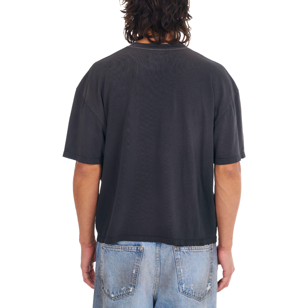 NAHMIAS TAGGED BOXY T-SHIRT GRAY