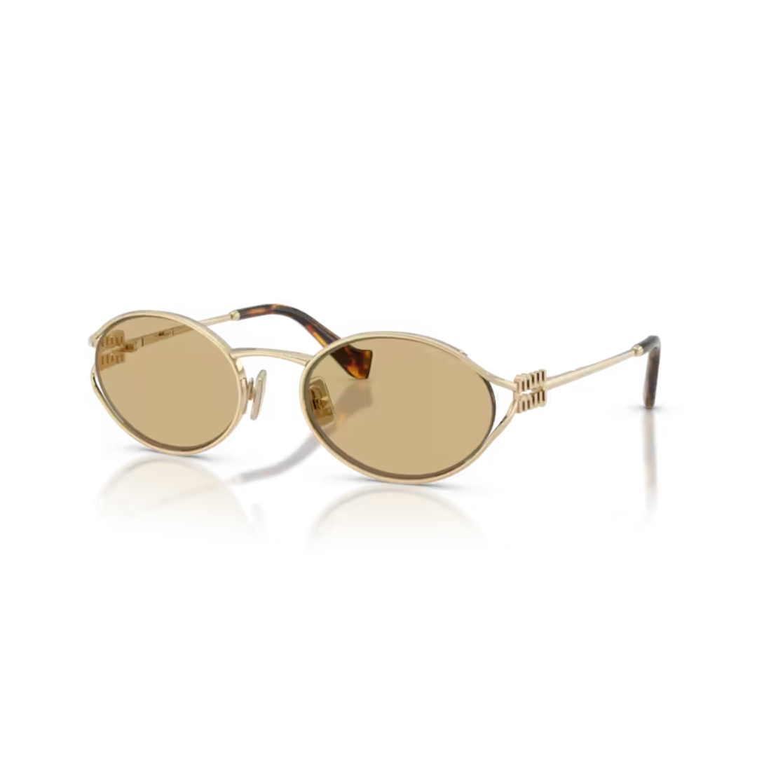 MIU MIU MU 52YS SUNGLASSES GOLD