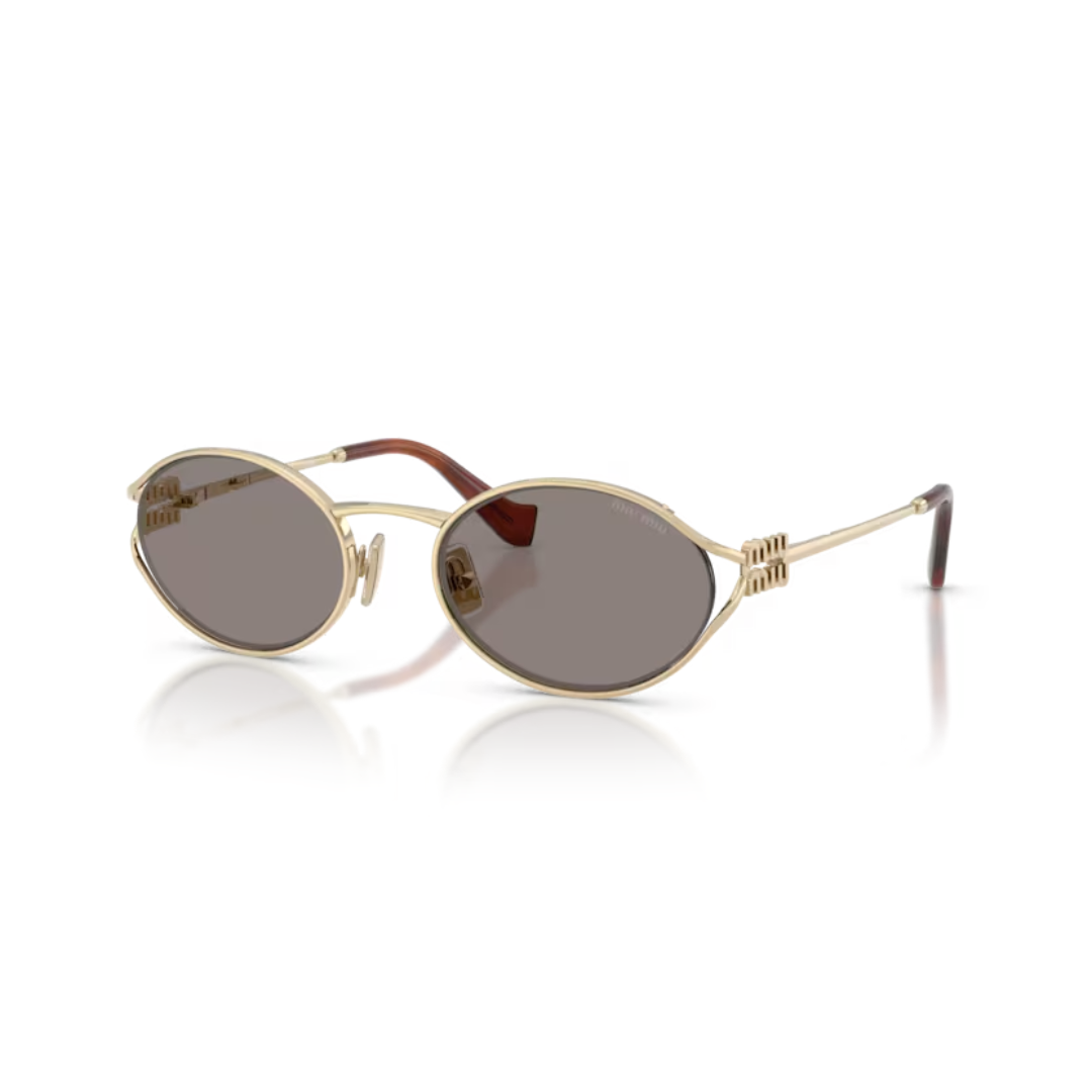 MIU MIU MU54ZS SUNGLASSES GOLD/BLACK