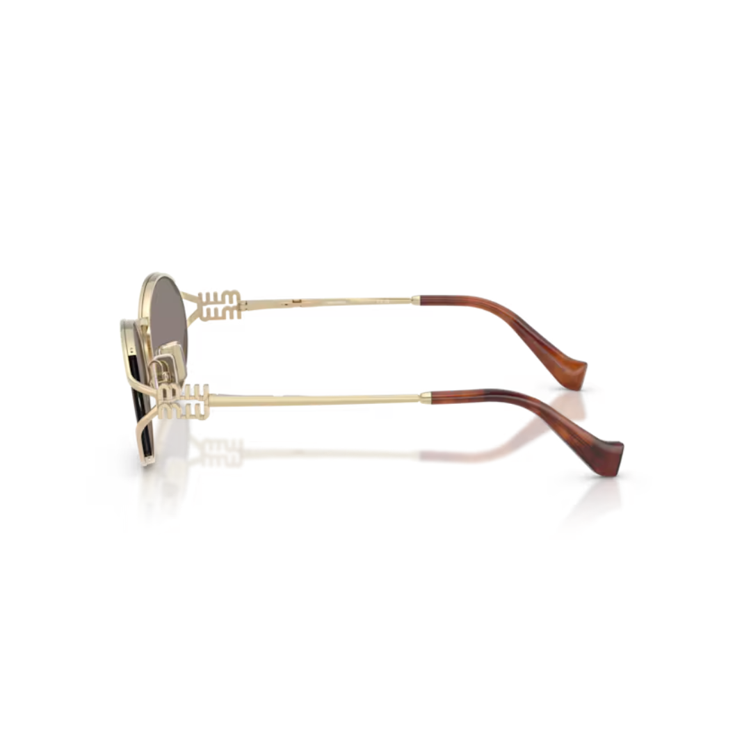 MIU MIU MU54ZS SUNGLASSES GOLD/BLACK