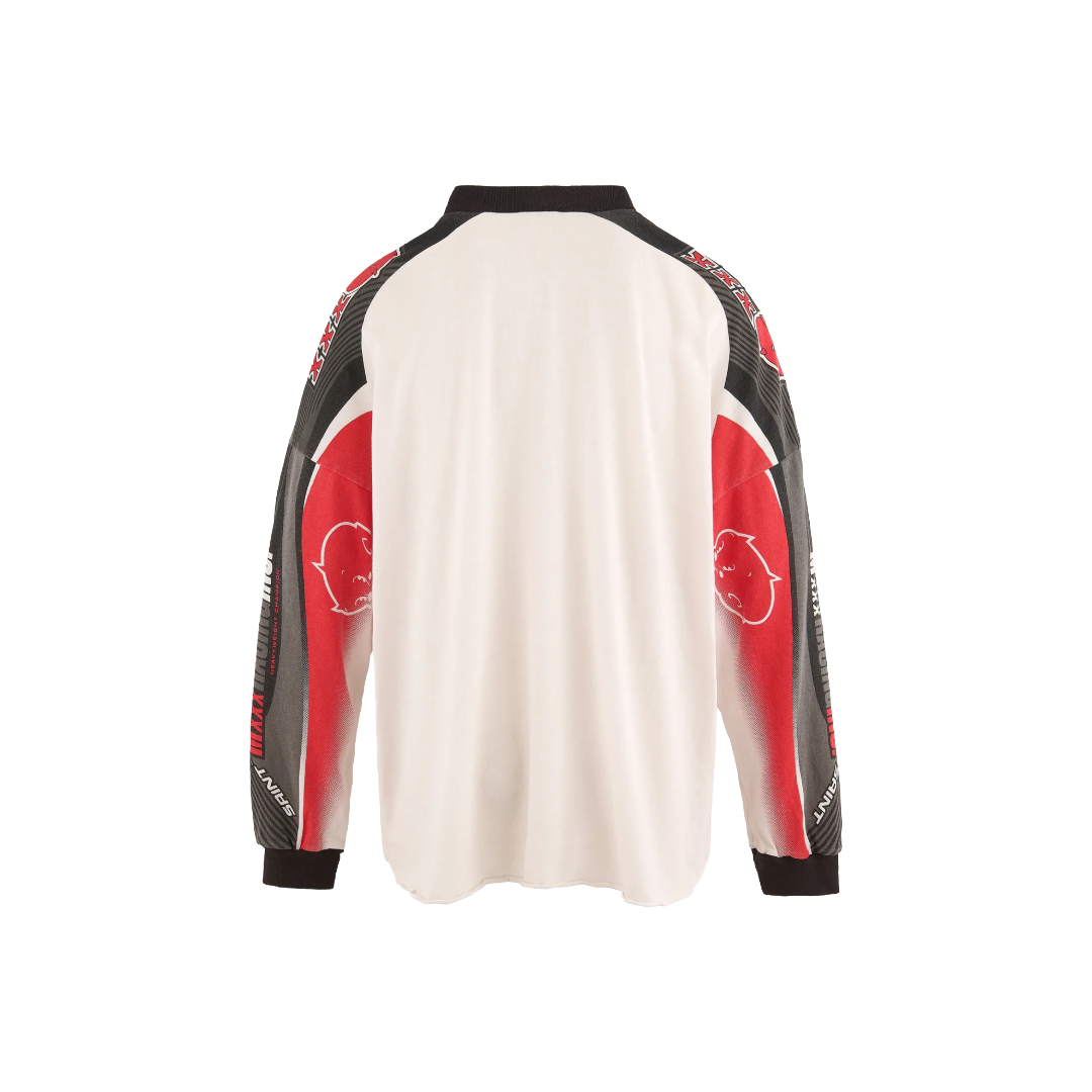 LS TEE/MORTOR CYCLE / WHT