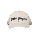 SPRAY LOGO TRUCKER HAT OFF WHITE