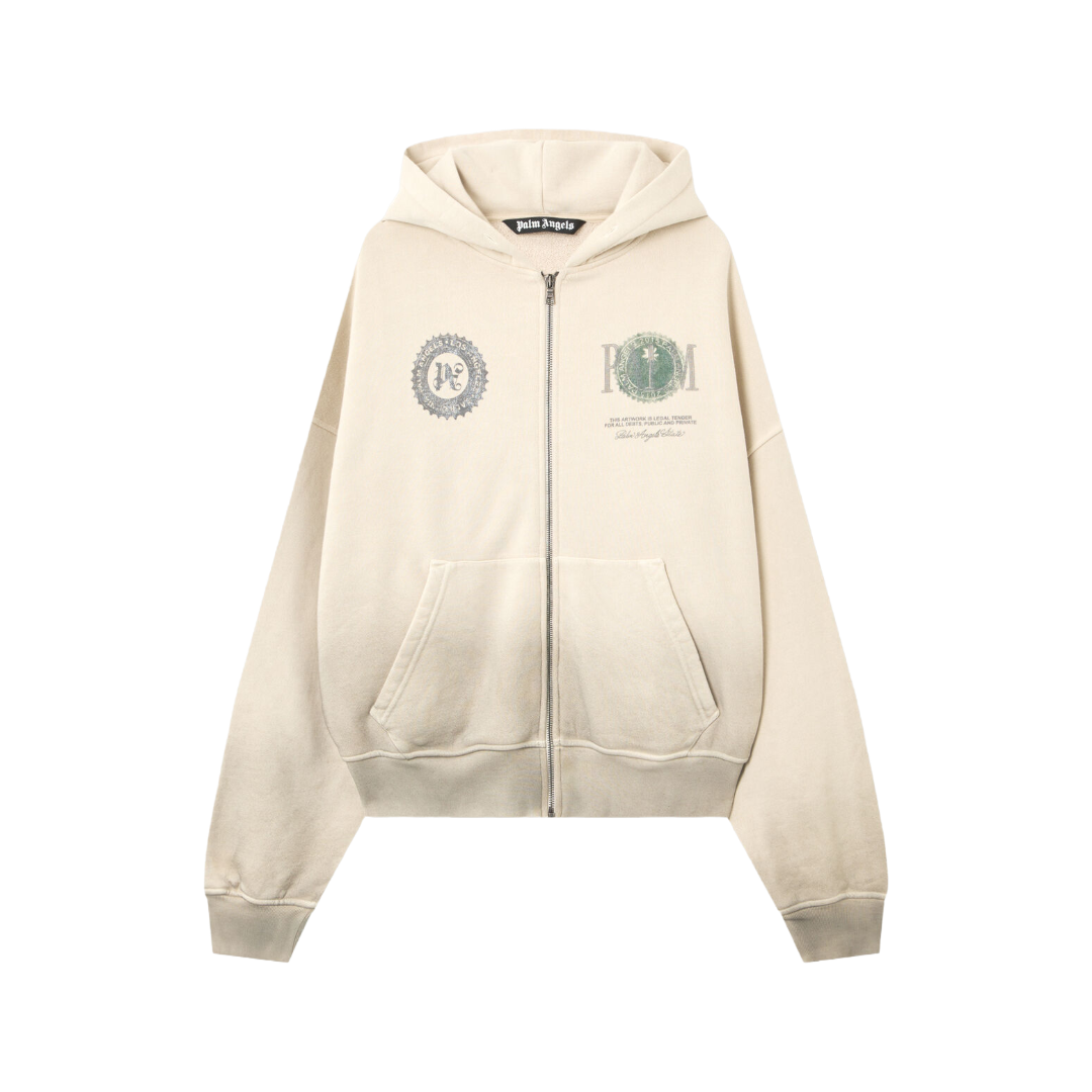 DOLLAR ZIPPED LOOSE HOODIE