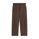 BACK CURVED LOGO TRACK PANTS DARK GRAY