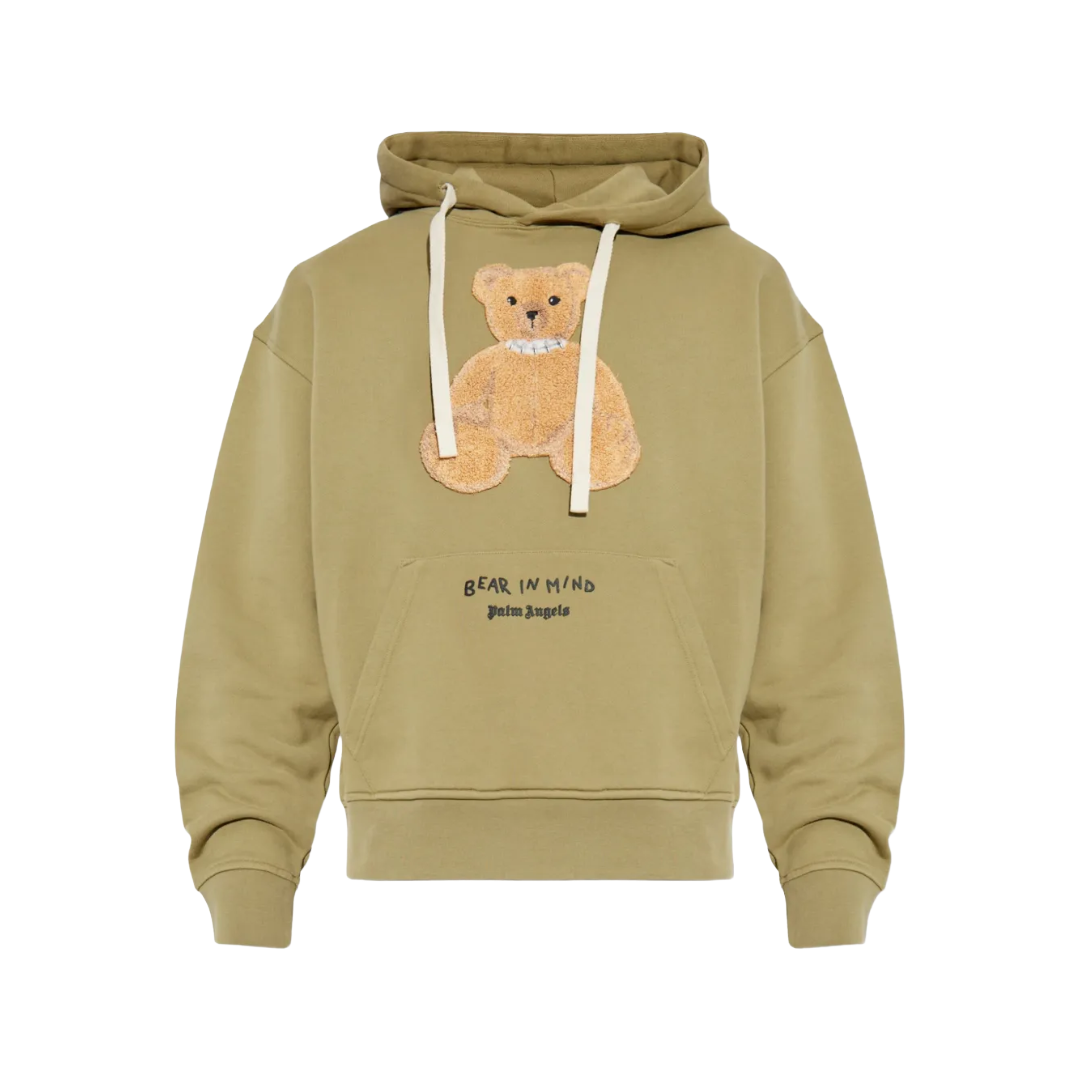 BEAR IN MIND HOODIE ARMY GREEN