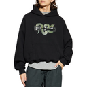 SNAKE ZIP BOX LOGO HOODIE