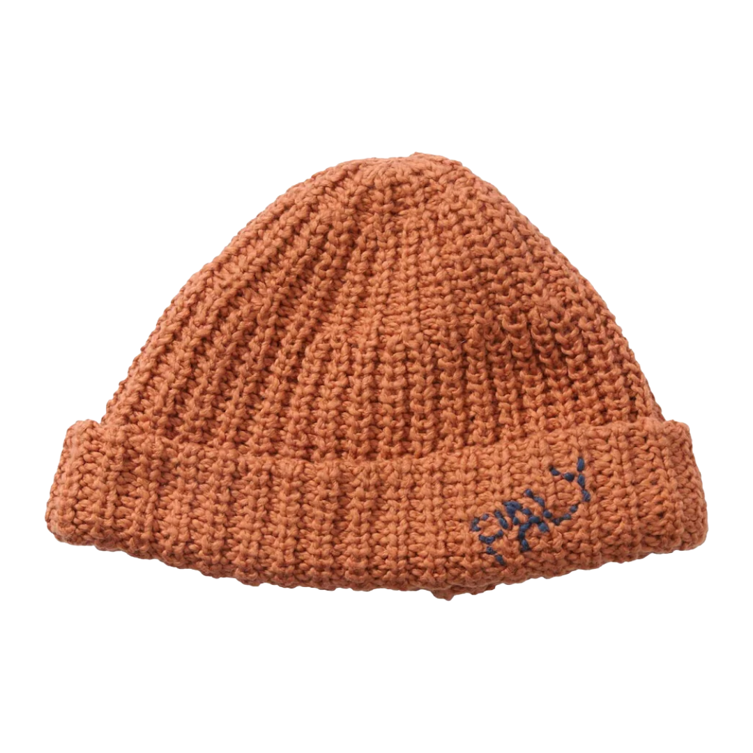 PALY HAND KNIT BEANIE BROWN