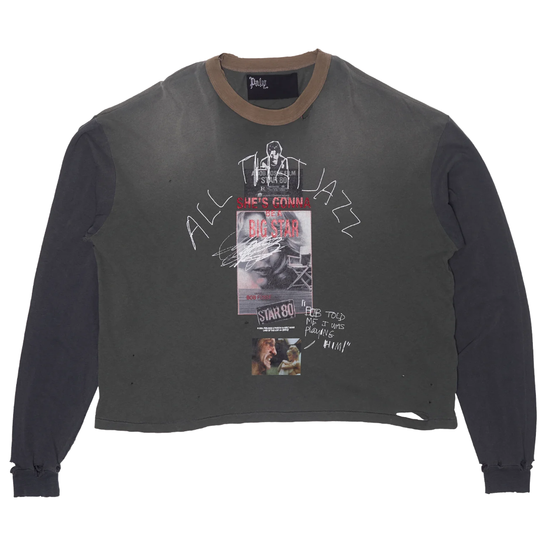 PALY STAR 80 LONG SLEEVE TEE BLACK