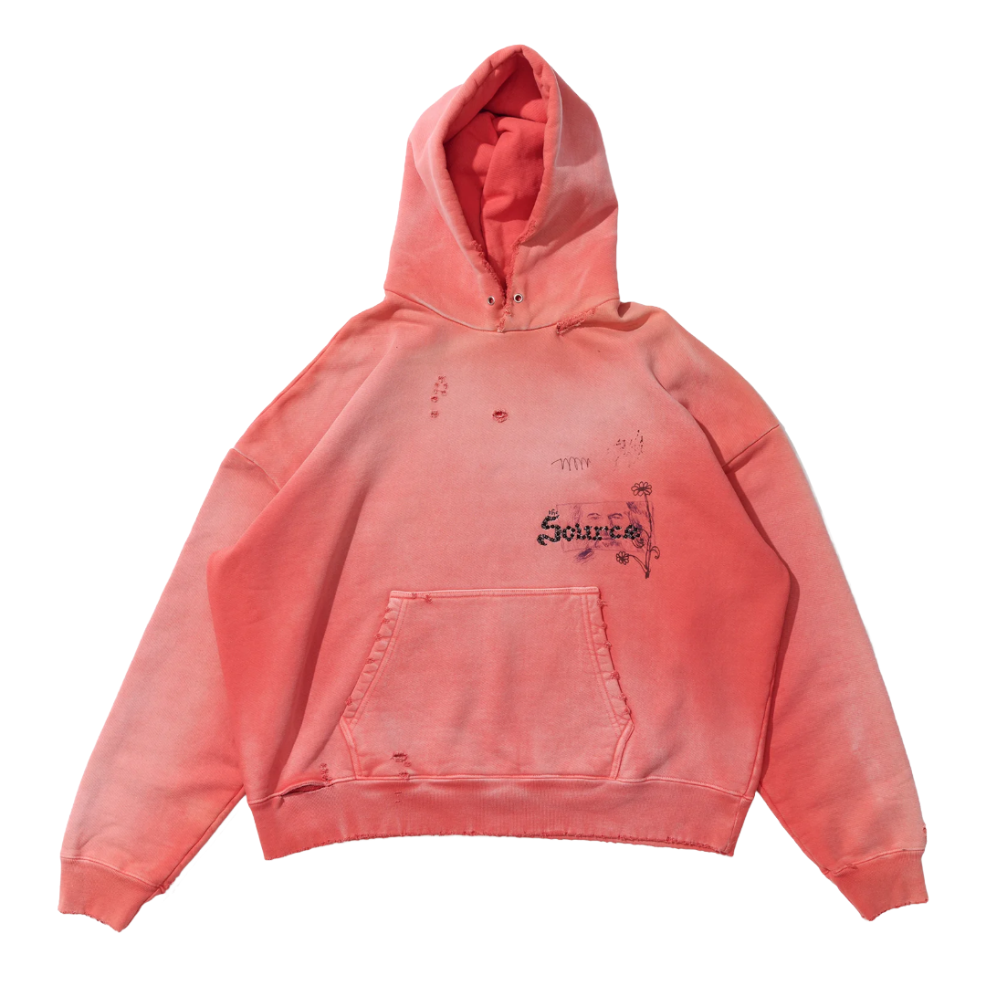 PALY SOURCE FAMILY HOODIE RED