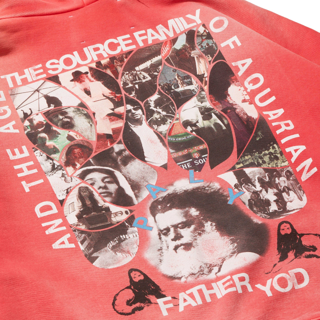 PALY SOURCE FAMILY HOODIE RED