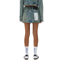 TILED OVERLAY MINI SKIRT