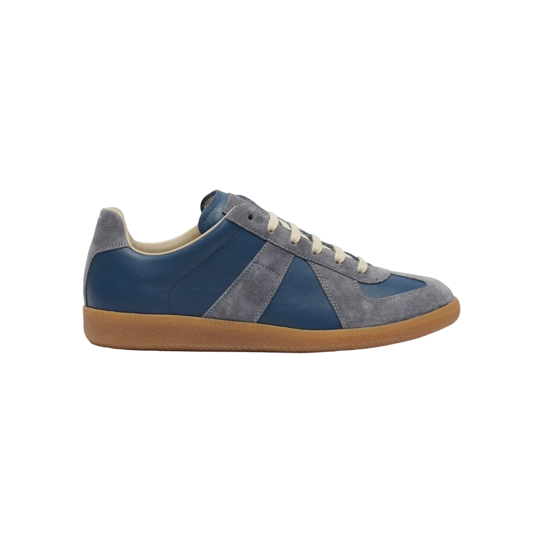 REPLICA SNEAKERS BLUE/TAN