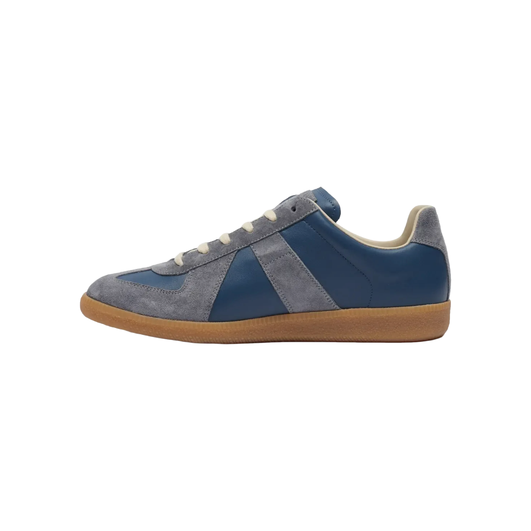 REPLICA SNEAKERS BLUE/TAN