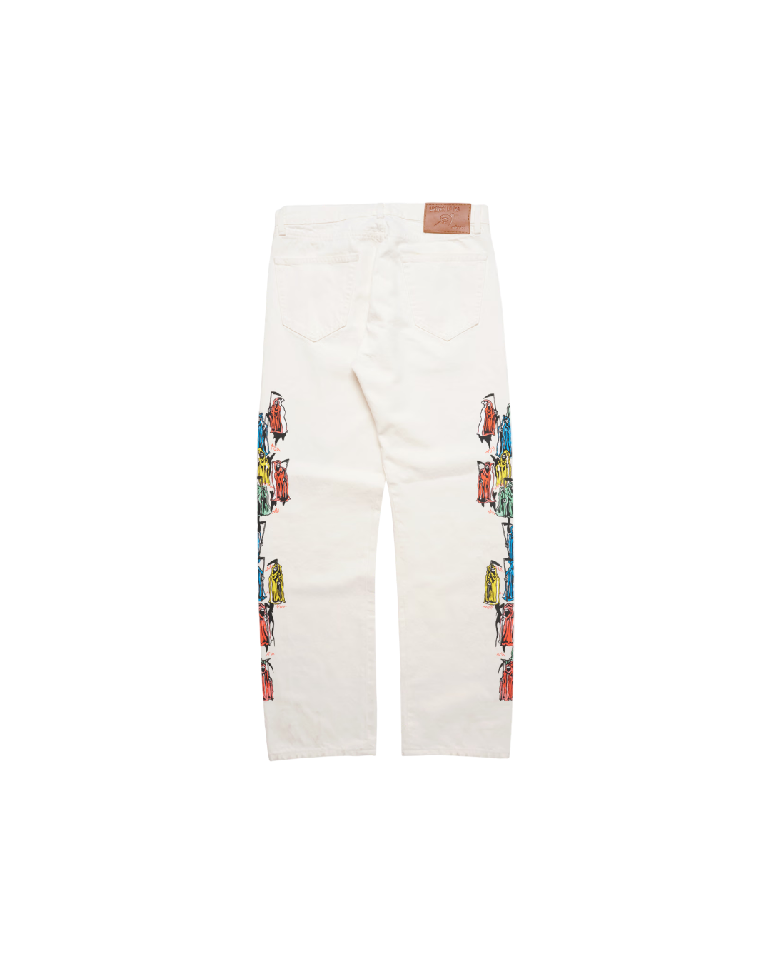 CRAYON REAPERS DENIM PANTS WHITE