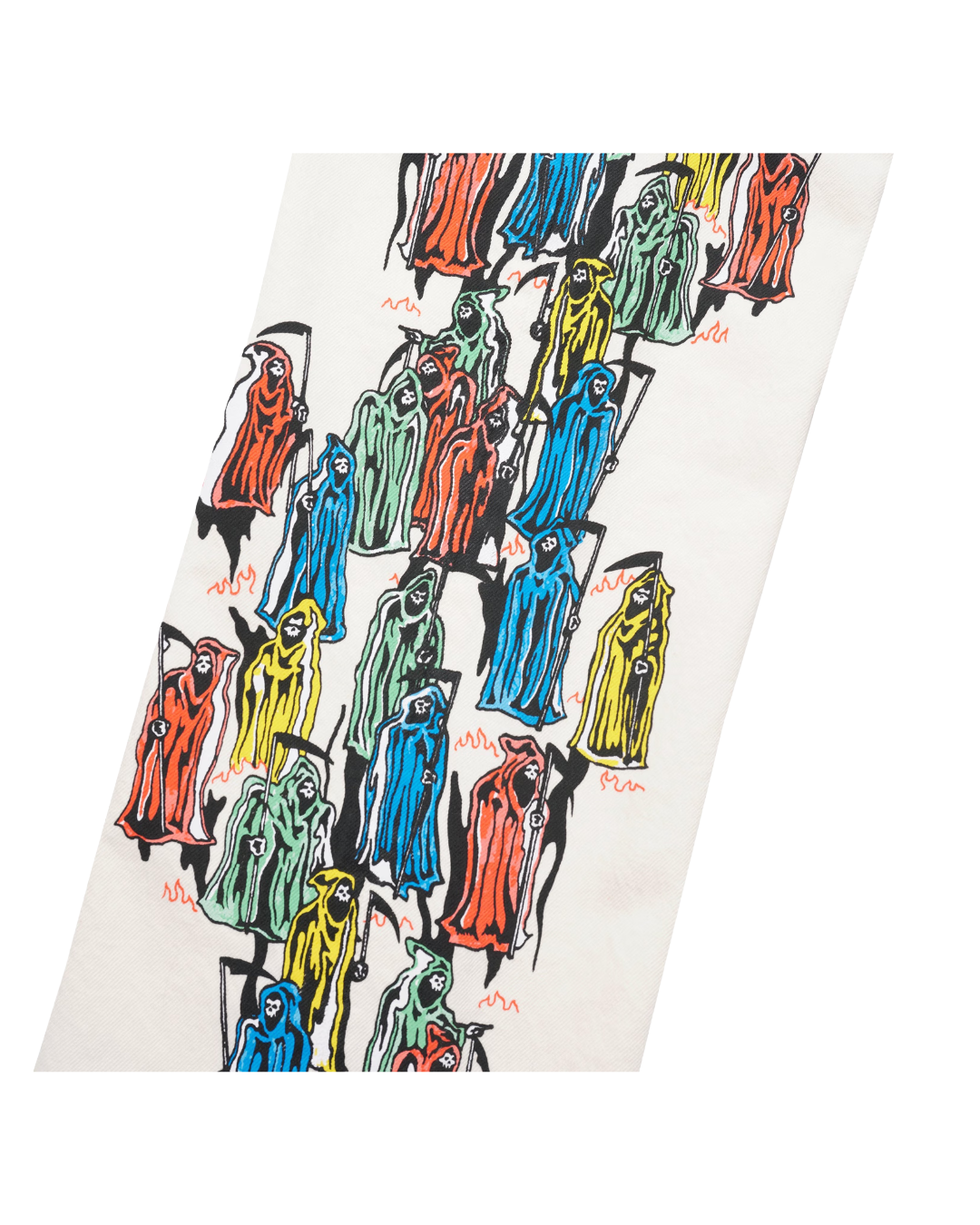 CRAYON REAPERS DENIM PANTS WHITE