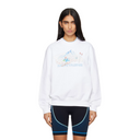 WHITE SKI SWEATSHIRT