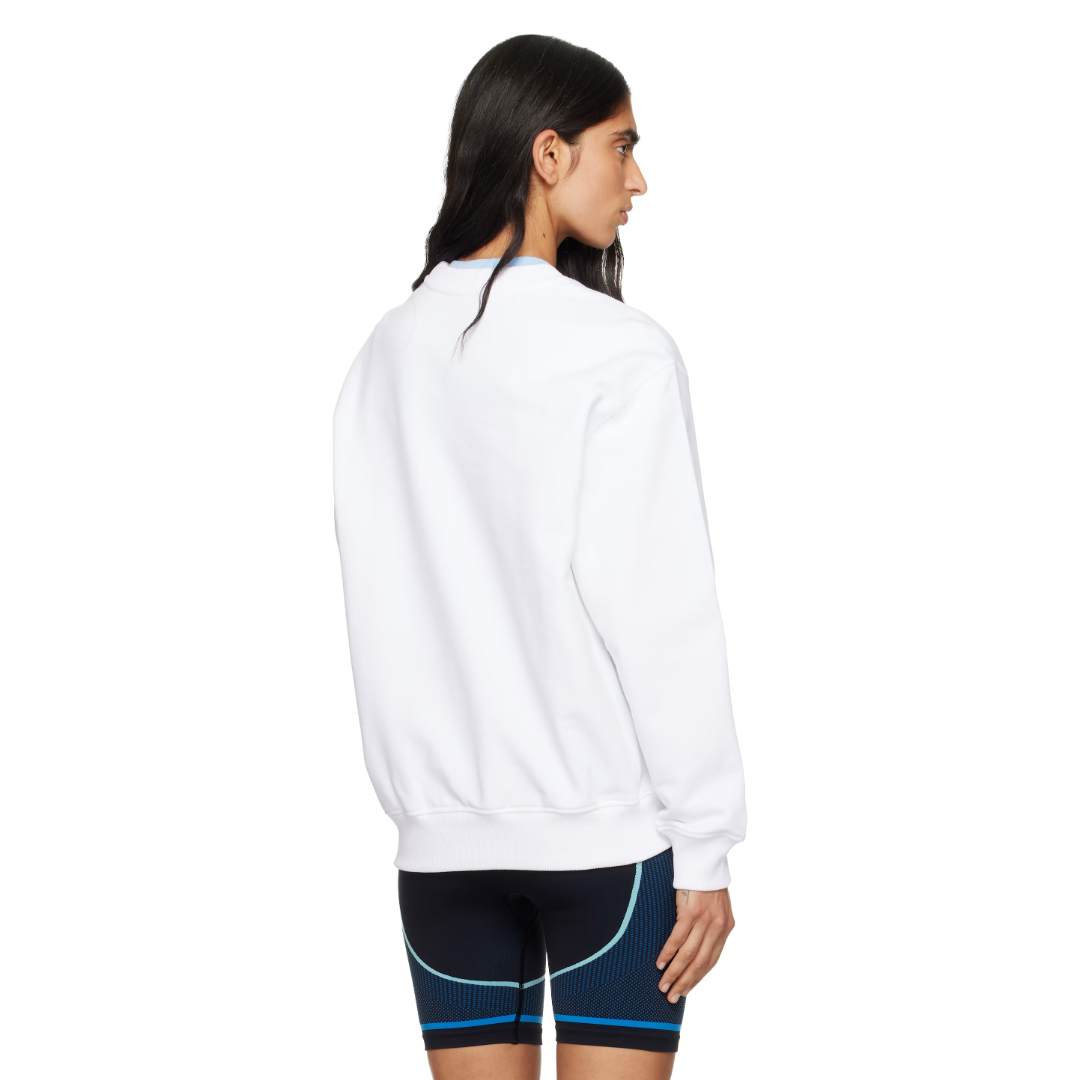 WHITE SKI SWEATSHIRT