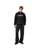 OVERSIZED PANELLED HOODIE SWEATSHIRT