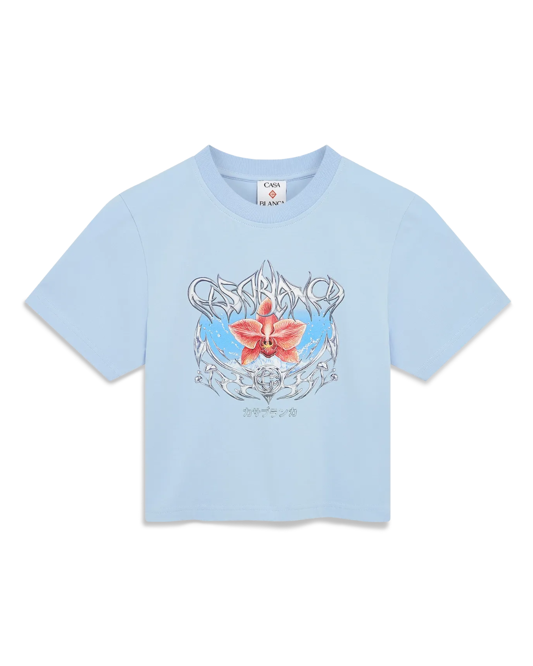 BLADES CROPPED SHORT SLEVE T-SHIRT