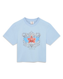 BLADES CROPPED SHORT SLEVE T-SHIRT