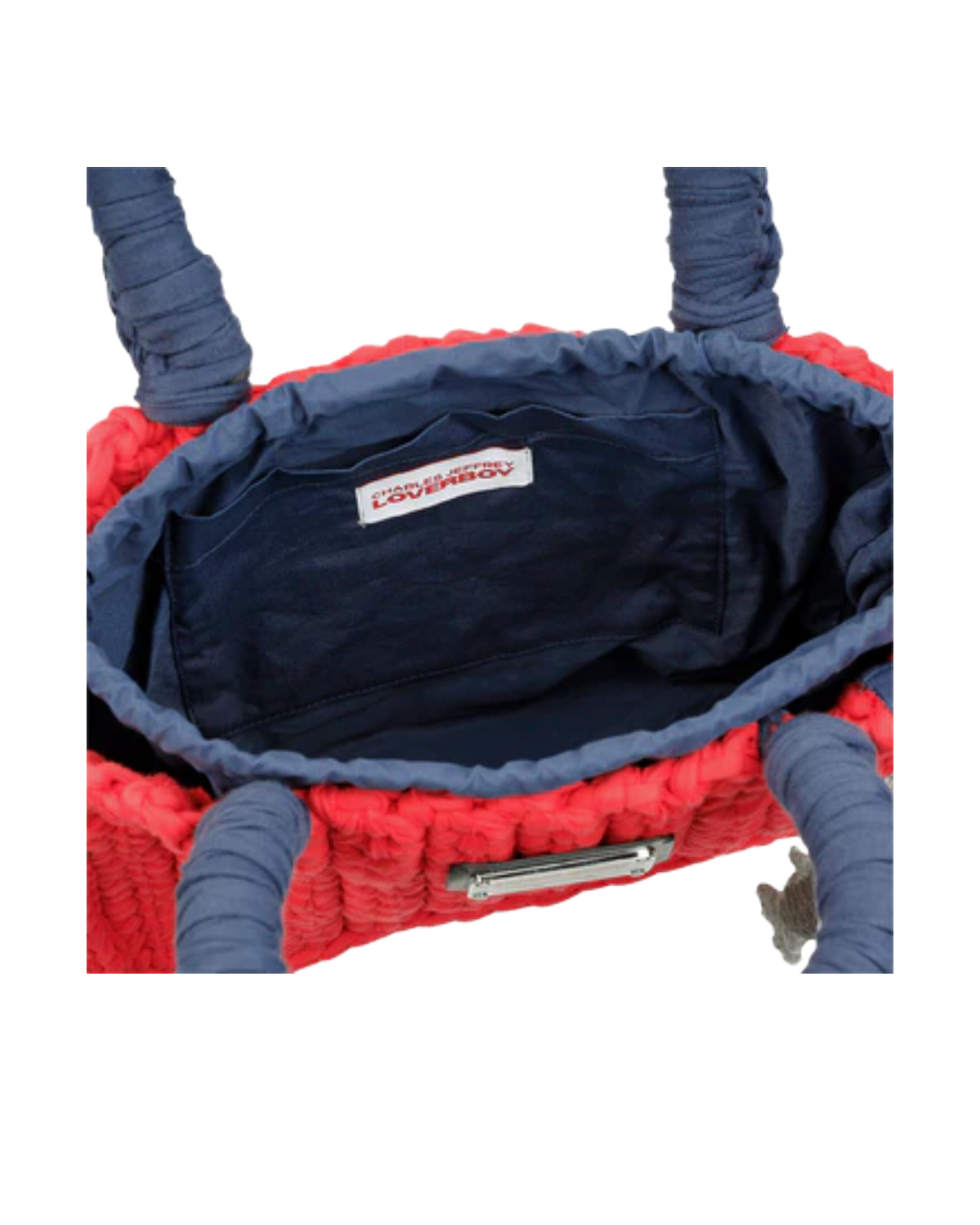 BUCKET BAG WITH FISH CHARM