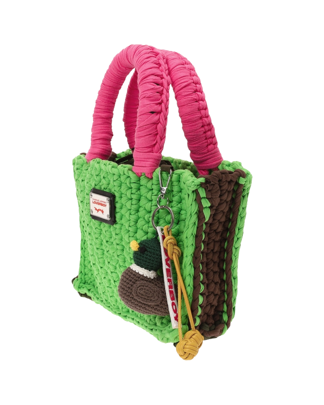 BUCKET BAG WITH DUCK CHARM