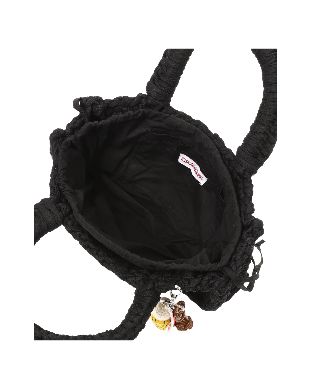 BUCKET BAG WITH BANANA CHARM