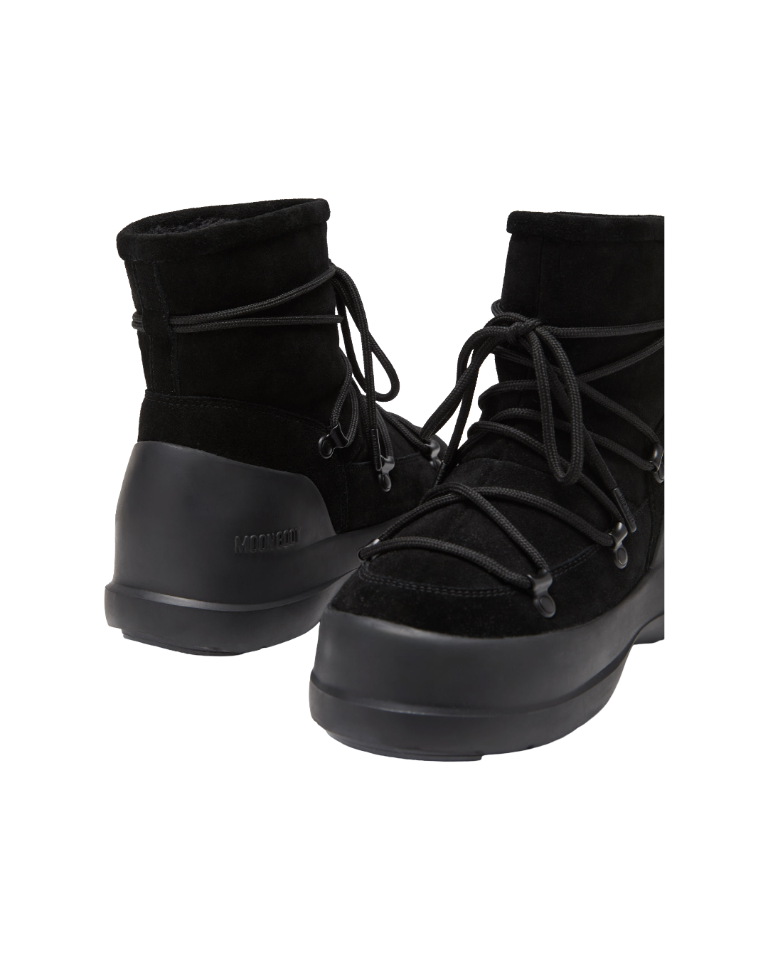 LUNA BLACK SUEDE BOOTS