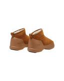 MEZZALUNA BROWN SUEDE BOOTS