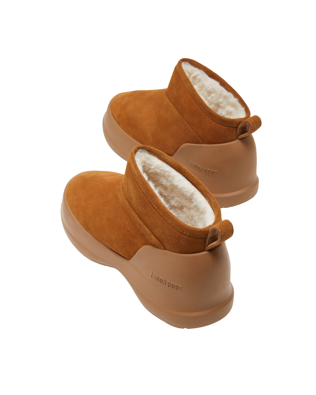 MEZZALUNA BROWN SUEDE BOOTS