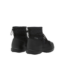 MEZZALUNA MID BLACK QUILTED BOOTS