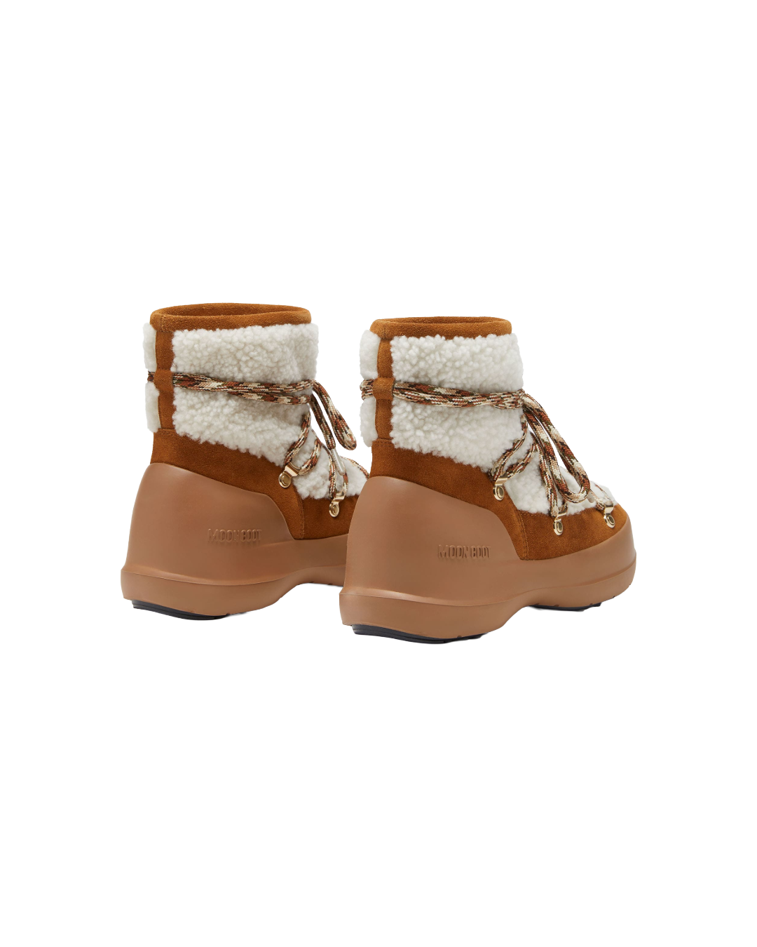 LUNA BROWN SHEARLING BOOTS