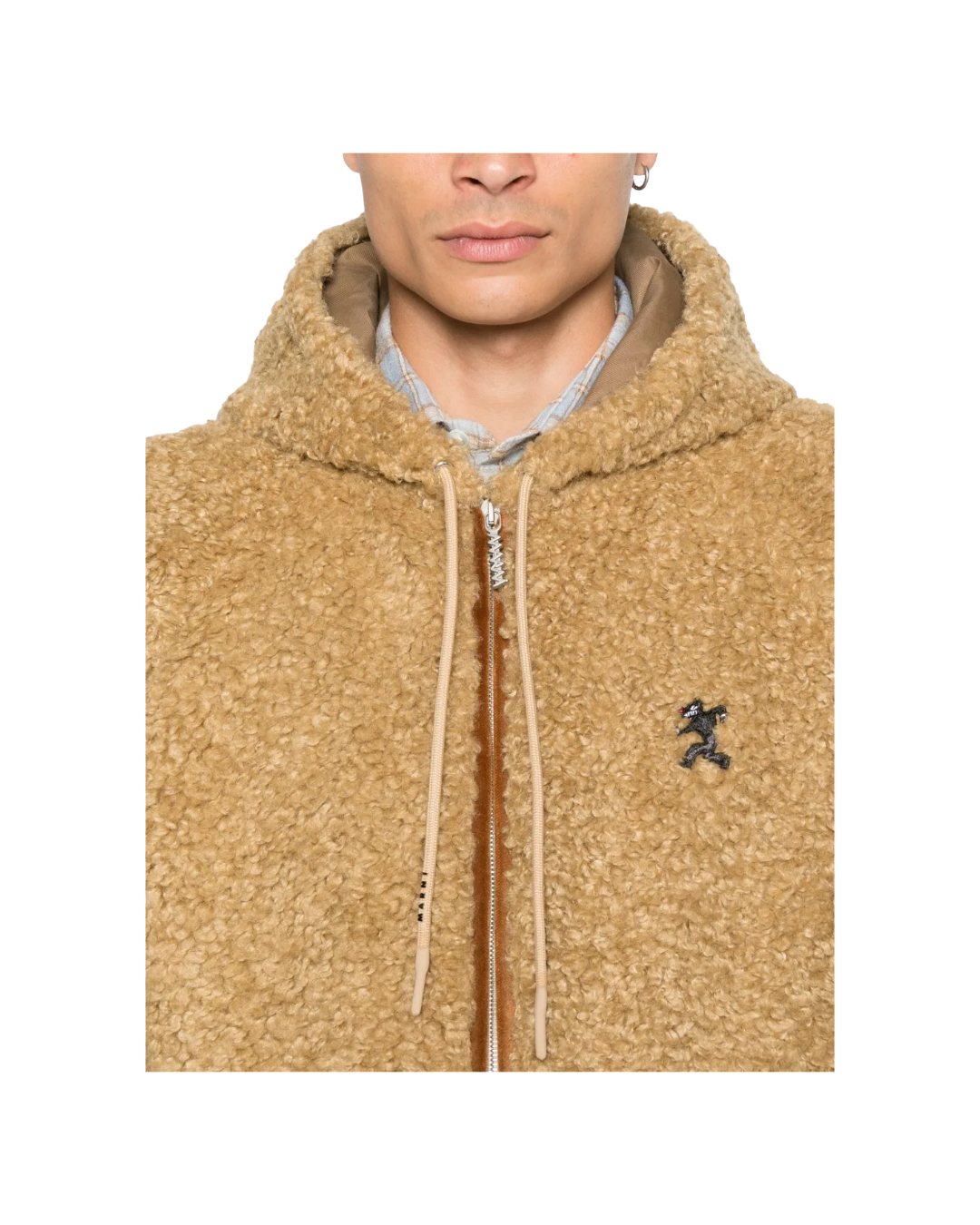 MARNI HOODED ZIP UP JACKET