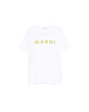 MARNI LOGO PRINT T SHIRT- WHITE