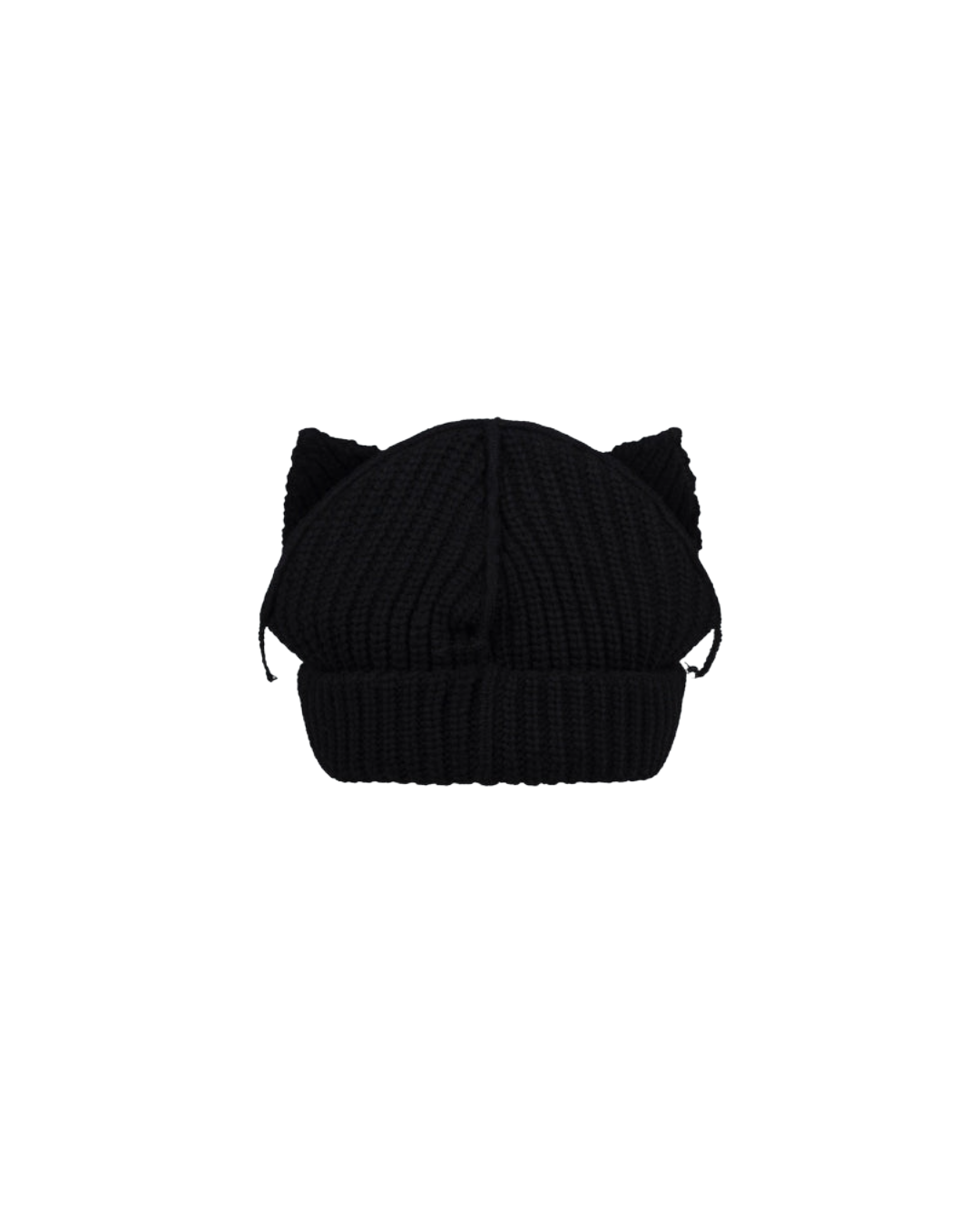 CHUNKY EARS BEANIE IN BLACK