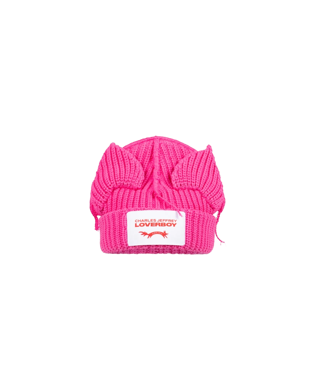 CHUNKY EARS BEANIE IN PINK