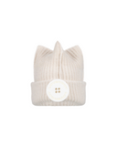 BOX BEANIE IN ECRU