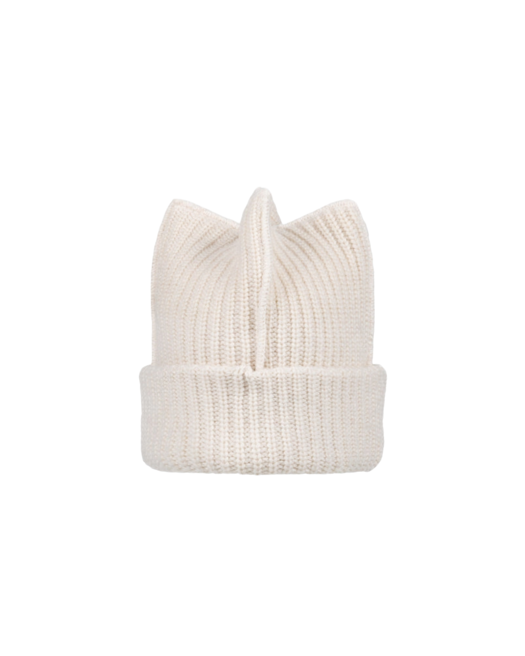 BOX BEANIE IN ECRU