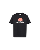 MONTAGNE WHITE SNOW PRINTED T-SHIRT