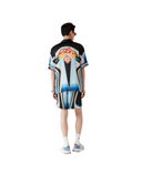 GRAPHIC MOUNTAIN SHORT SLEEVE SILK SHIRT